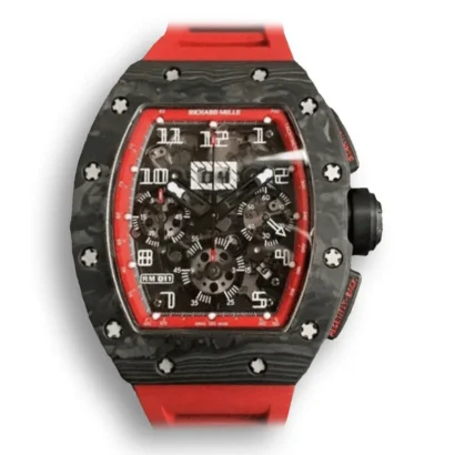 Richard Mille Replica RM 011 Red Strap V2 new upgrade