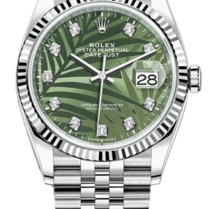 Rolex Datejust 36mm Motif Green