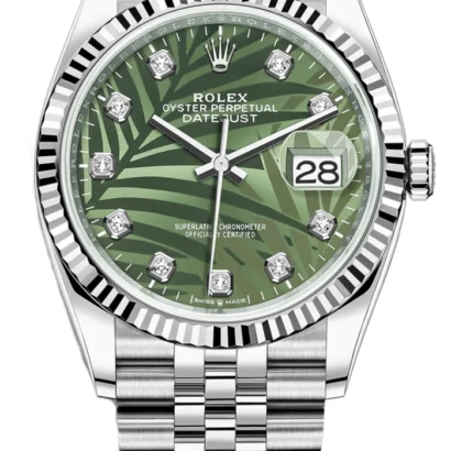 Rolex Datejust 36mm Motif Green