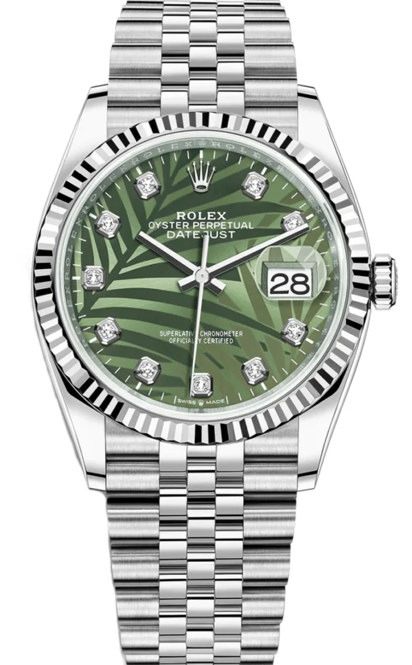 Rolex Datejust 36mm Motif Green
