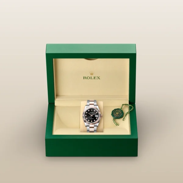 Rolex Datejust 36, Oyster steel and Everose gold