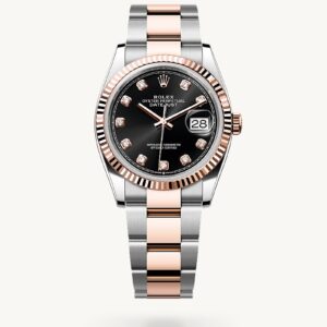 Rolex Datejust 36, Oyster steel and Everose gold