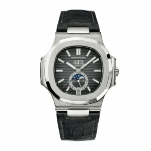 Patek Philippe Nautilus 5726 Grey Dial on Leather Strap